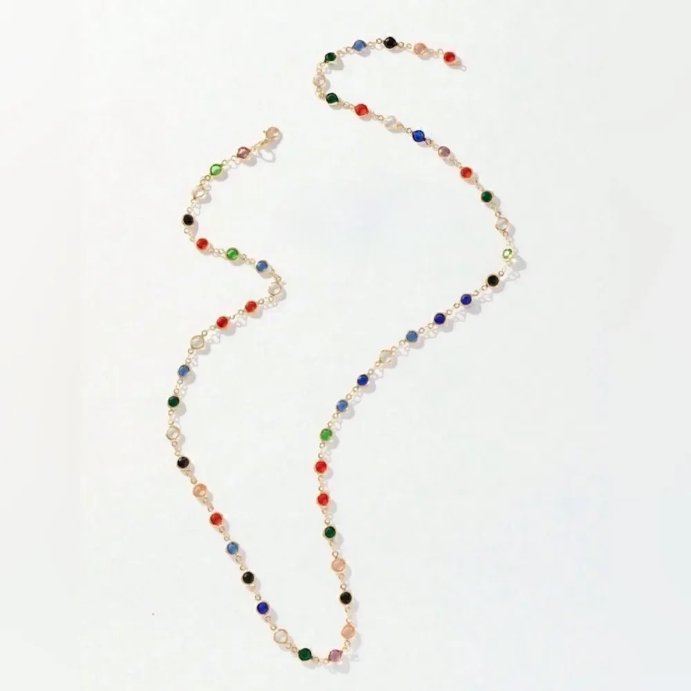 Free People multicolor crystal